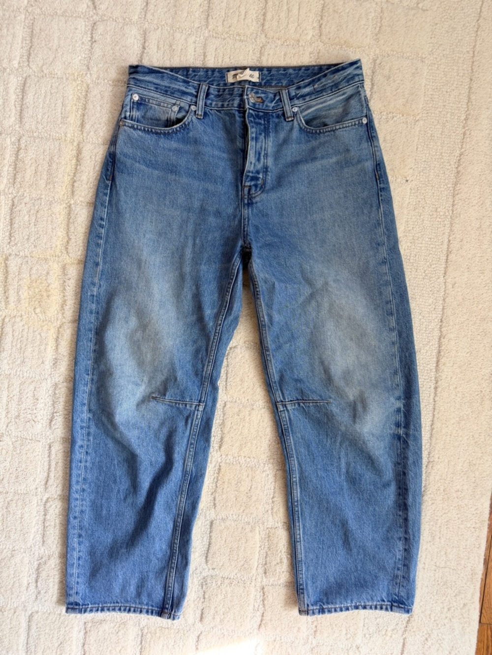 Madewell Men's Relaxed Light Blue Denim Jeans